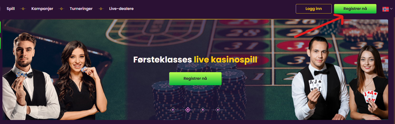 Regisztráció Bizzo Casino